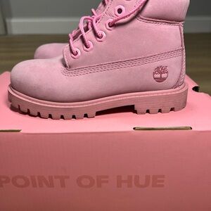Timberland Kids Pink Boots